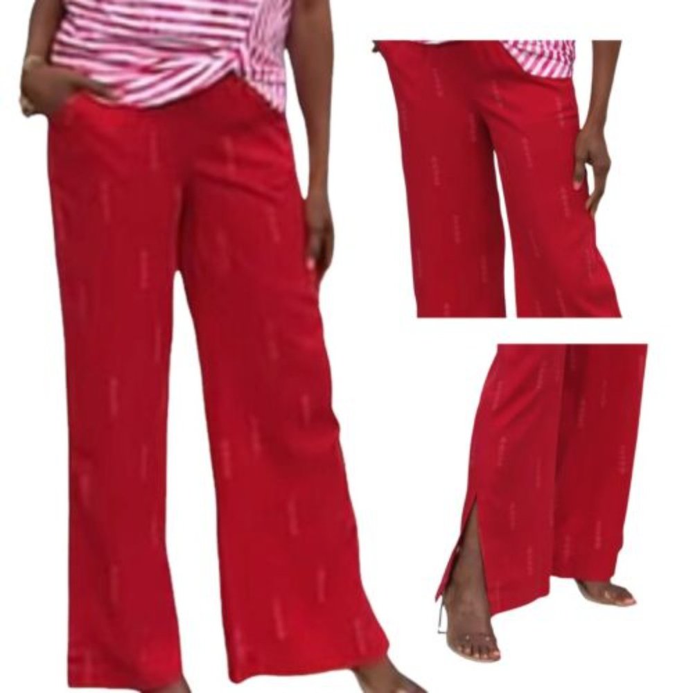 DG2 pull on wide leg pants - 1x